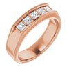 14K Rose .625 CTW Diamond Mens Ring Ref 14769517